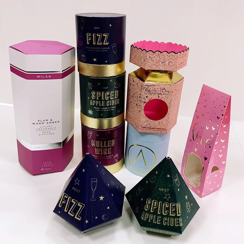 米泉化妆品包装盒、异形包装盒、异形礼盒、异形纸盒定制印刷